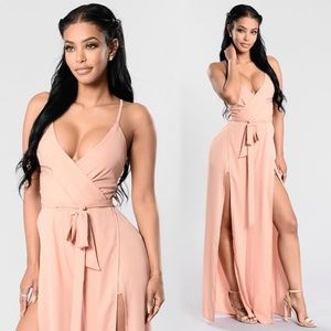 Romper with Leg Slide Slits